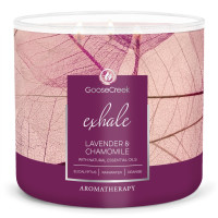 Lavender & Chamomile - Exhale 3-Docht-Kerze 411g
