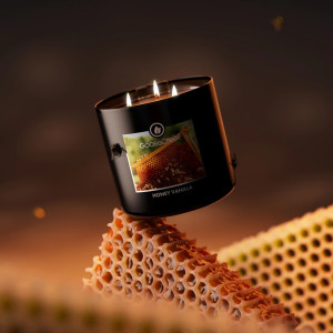 Honey Vanilla - Mens Collection 3-Wick-Candle 411g