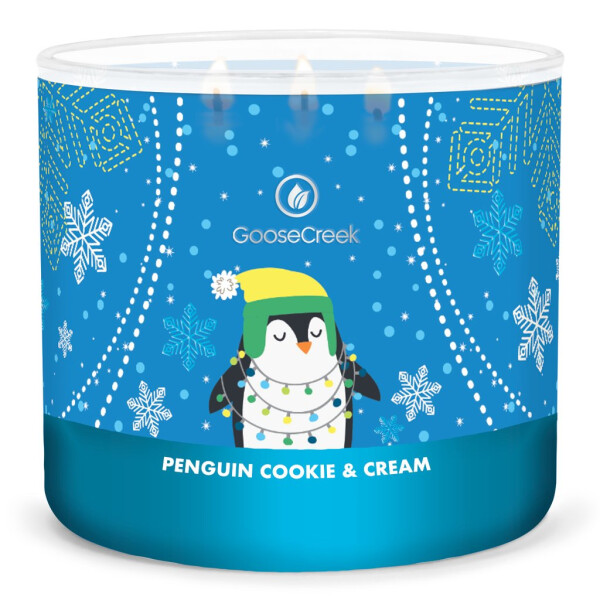 Penguin Cookie & Creamn 3-Docht-Kerze 411g