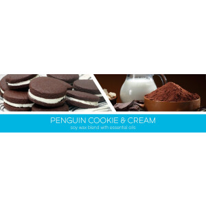 Penguin Cookie & Cream - Cookie Swap Collection 3-Wick-Candle 411g