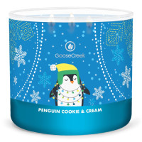 Penguin Cookie & Cream - Cookie Swap Collection 3-Docht-Kerze 411g