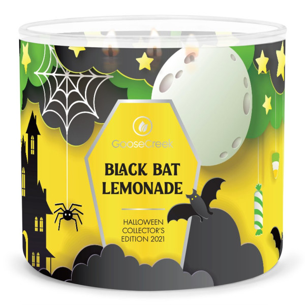Black Bat Lemonade - Halloween Collection 3-Docht-Kerze 411g