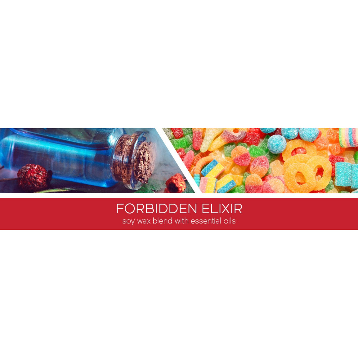 Forbidden Elixir Halloween Collection 3DochtKerze 411g, 13,95