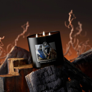 Bonfire & Blue Jeans - Mens Collection 3-Wick-Candle 411g