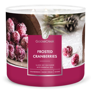 Frosted Cranberries 3-Docht-Kerze 411g