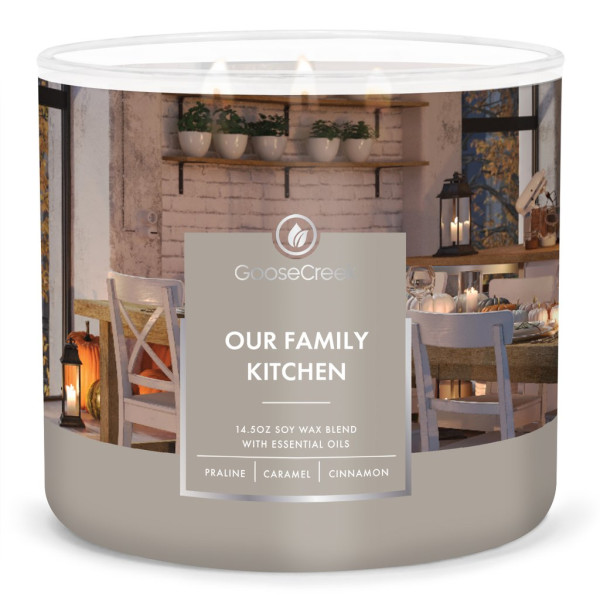 Our Family Kitchen 3-Wick-Candle 411g