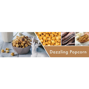 Dazzling Popcorn 3-Docht-Kerze 411g