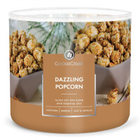 Dazzling Popcorn 3-Docht-Kerze 411g
