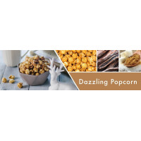 Dazzling Popcorn 3-Docht-Kerze 411g