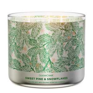 Sweet Pine & Snowflakes 3-Docht-Kerze 411g