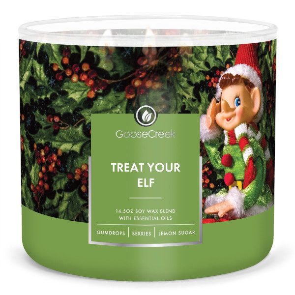 Goose Creek Candle® Treat Your Elf 3-Docht-Kerze 411g