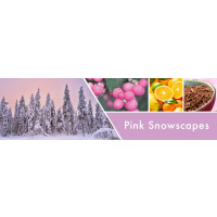 Pink Snowscape 1-Docht-Kerze 198g