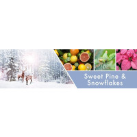 Sweet Pine & Snowflakes 1-Docht-Kerze 198g