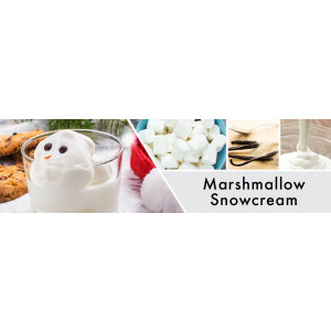 Marshmallow Snowcream - BELIEVE 3-Docht-Kerze 411g