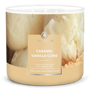 Caramel Vanilla Cone 3-Wick-Candle 411g