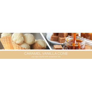 Caramel Vanilla Cone 3-Wick-Candle 411g