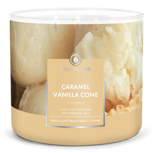 Caramel Vanille Cone 3-Wick-Candle 411g