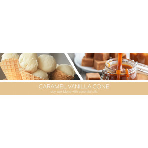 Caramel Vanille Cone 3-Docht-Kerze 411g