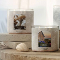 Cashmere Linens 3-Docht-Kerze 411g