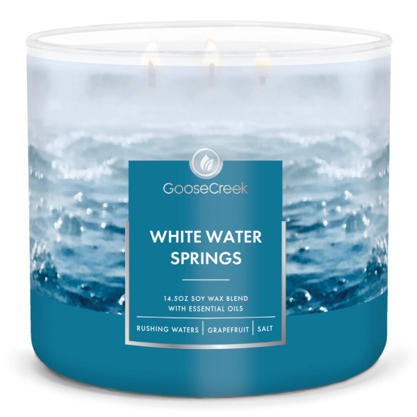 White Water Springs 3-Wick-Candle 411g