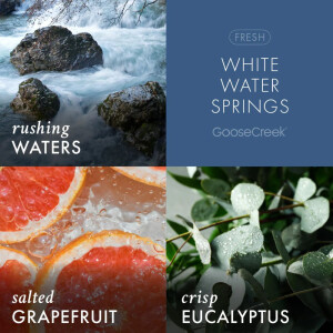 White Water Springs 3-Wick-Candle 411g