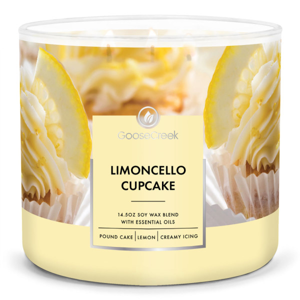Limoncello Cupcake 3-Wick-Candle 411g