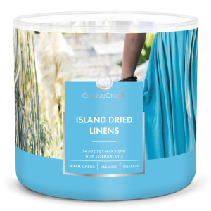 Island Dried Linens 3-Docht-Kerze 411g