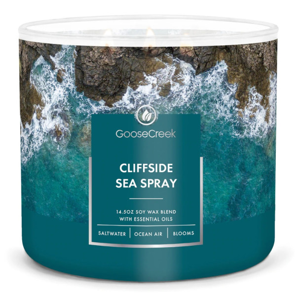 Cliffside Sea Spray 3-Docht-Kerze 411g