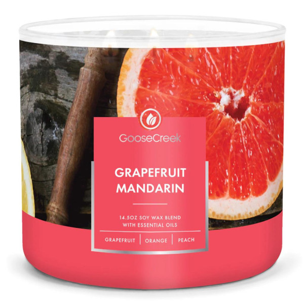 Grapefruit Mandarin 3-Wick-Candle 411g
