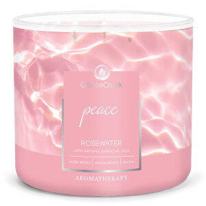 Rosewater - Peace 3-Docht-Kerze 411g