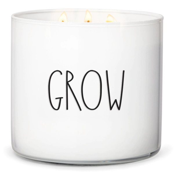 Lavender & Cotton - GROW 3-Wick-Candle 411g