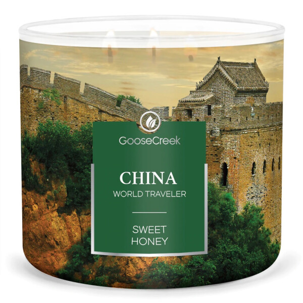 Sweet Honey - China 3-Docht-Kerze 411g