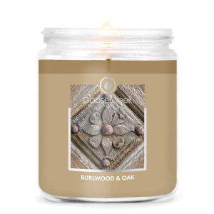 Burlwood &amp; Oak 1-Wick-Candle 198g