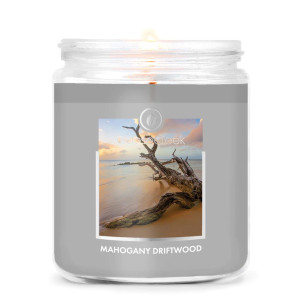 Mahogany Driftwood 1-Wick-Candle 198g