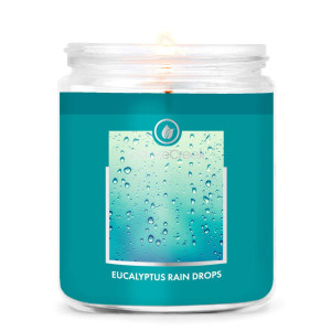 Eucalyptus Rain Drops 1-Wick-Candle 198g