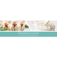 Snowman Cookie - FROSTY 3-Docht-Kerze 411g