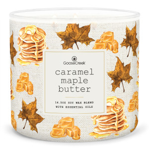 Caramel Maple Butter 3-Wick-Candle 411g