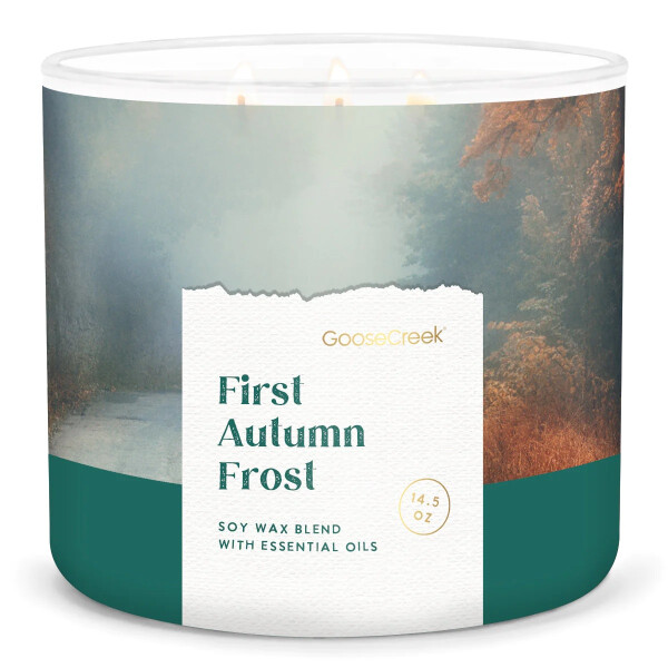 First Autumn Frost 3-Docht-Kerze 411g