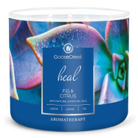 Fig & Citrus - Heal 3-Wick-Candle 411g