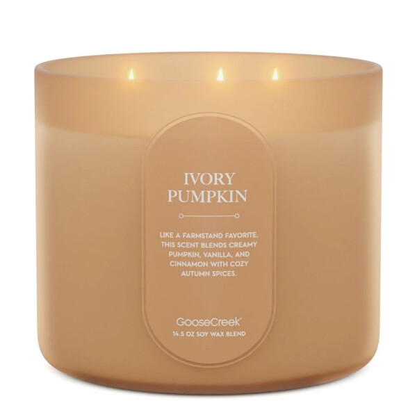 Ivory Pumpkin 3-Wick-Candle 411g