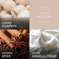 Ivory Pumpkin 3-Wick-Candle 411g