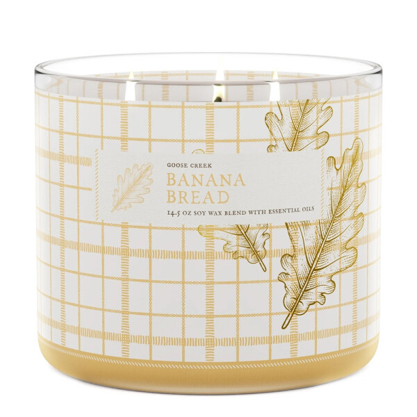 Sweet Banana Bread 3-Wick-Candle 411g