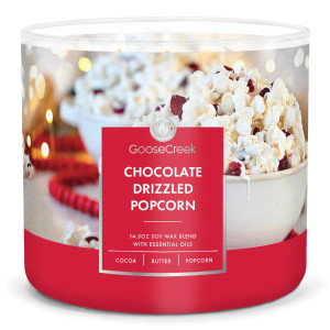 Chocolate Drizzled Popcorn 3-Wick-Candle 411g