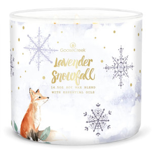 Lavender Snowfall 3-Wick-Candle 411g