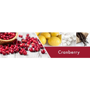 Cranberry 1-Docht-Kerze 198g