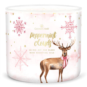 Peppermint Clouds 3-Docht-Kerze 411g