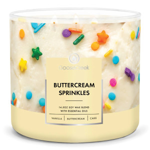 Buttercream Sprinkles 3-Docht-Kerze 411g