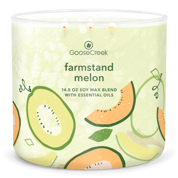 Farmstand Melon 3-Docht-Kerze 411g
