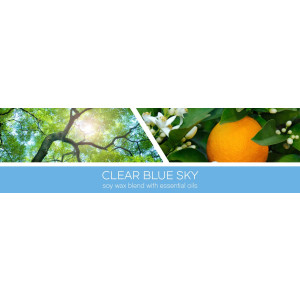 Clear Blue Sky 3-Docht-Kerze 411g