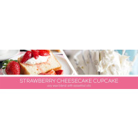 Strawberry Cheesecake Cupcake 3-Wick-Candle 411g